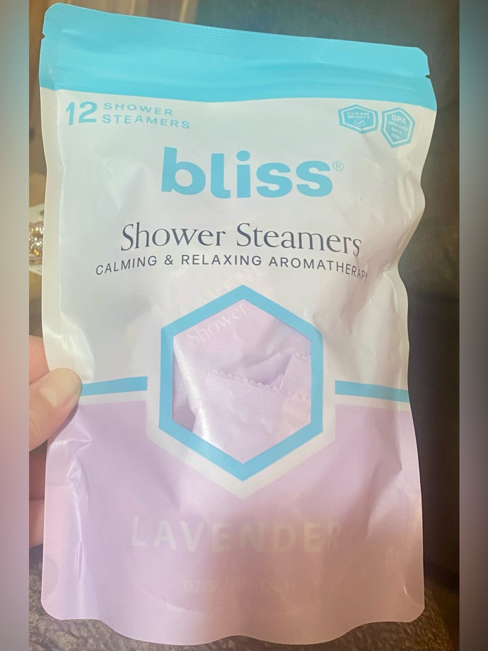 bliss  Lavender Calming & Relaxing Aromatherapy Shower Steamers